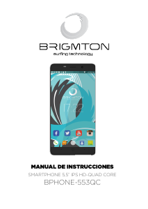 Manual de uso Brigmton BPHONE-553QC Teléfono móvil