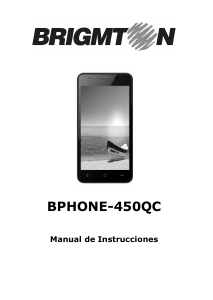 Manual de uso Brigmton BPHONE-450QC Teléfono móvil