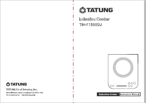 Handleiding Tatung TIH-F1500SU Kookplaat