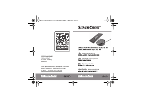 Manuale SilverCrest SQTL 10 A1 Caricabatterie wireless