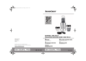 Manual SilverCrest SNM 700 A1 Liquidificadora