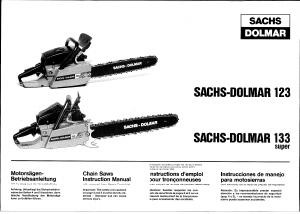 Handleiding Sachs Dolmar 133 Super Kettingzaag