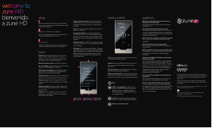 Manual Microsoft Zune HD Mp3 Player