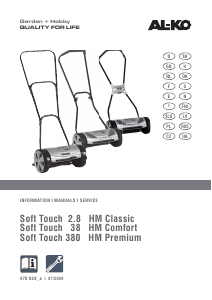 Mode d’emploi AL-KO Soft Touch 380 HM Premium Tondeuse à gazon