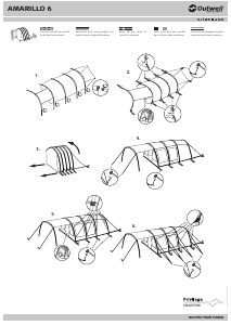Bedienungsanleitung Outwell Amarillo 6 Zelt