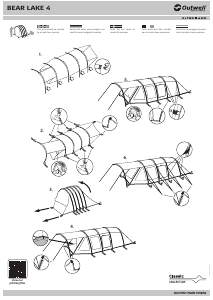 Bedienungsanleitung Outwell Bear Lake 4 Zelt