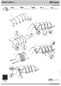Bedienungsanleitung Outwell Bear Lake 6 Zelt