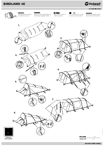 Bedienungsanleitung Outwell Birdland 4E Zelt