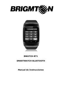 Manual de uso Brigmton BWATCH-BT1 Smartwatch