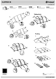 Handleiding Outwell Clipper M Tent