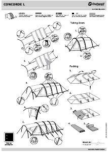 Mode d’emploi Outwell Concorde L Tente