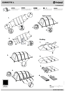 Mode d’emploi Outwell Corvette L Tente