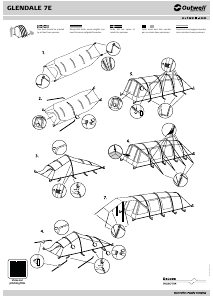 Bedienungsanleitung Outwell Glendale 7E Zelt