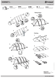 Bedienungsanleitung Outwell Hornet L Zelt