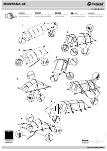 Bedienungsanleitung Outwell Montana 4E Zelt