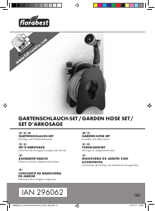 Manual Florabest IAN 296062 Garden Hose Reel