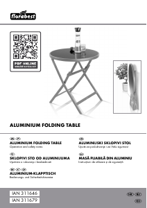 Manual Florabest IAN 311646 Garden Table