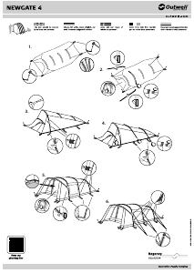 Mode d’emploi Outwell Newgate 4 Tente