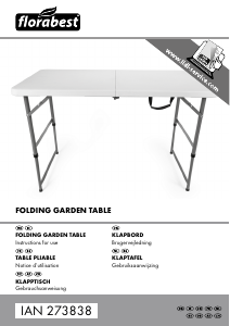 Manual Florabest IAN 273838 Garden Table