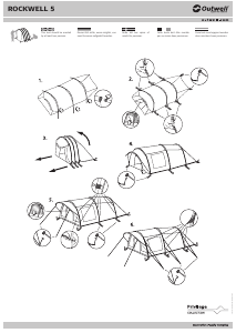 Bedienungsanleitung Outwell Rockwell 5 Zelt