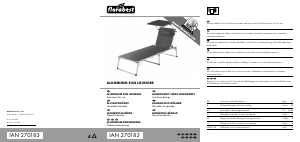 Instrukcja Florabest IAN 270183 Krzesło ogrodowe