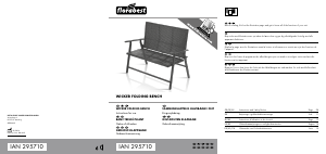 Manual Florabest IAN 295710 Garden Chair