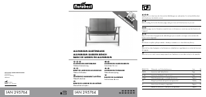 Mode d’emploi Florabest IAN 295764 Chaise de jardin