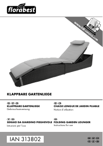 Mode d’emploi Florabest IAN 313802 Chaise de jardin