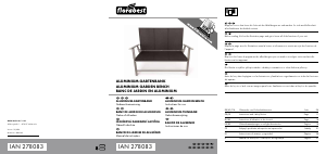 Manual Florabest IAN 278083 Garden Chair
