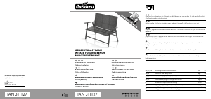 Návod Florabest IAN 311127 Záhradná stolička