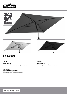 Manual Florabest IAN 306186 Garden Parasol