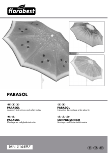 Manual Florabest IAN 316897 Garden Parasol