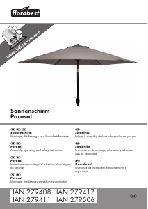 Manual Florabest IAN 279411 Garden Parasol