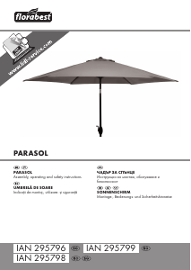 Manual Florabest IAN 295798 Umbrelă de soare