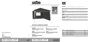 Manual Florabest IAN 330849 Gazebo