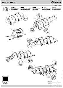Mode d’emploi Outwell Wolf Lake 7 Tente