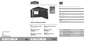 Manual Florabest IAN 330843 Gazebo