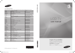 Bruksanvisning Samsung LE32C355D1W LCD-TV