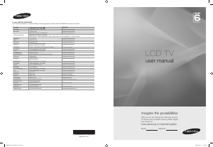 Handleiding Samsung LE52A676A1W LCD televisie