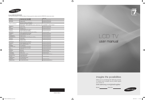 Manual Samsung LE32A766R1W LCD Television