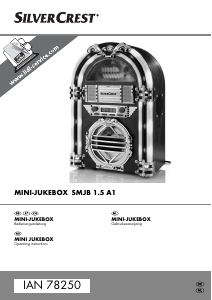 Bedienungsanleitung SilverCrest IAN 78250 Jukebox