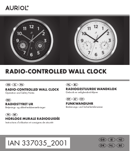 Manual Auriol IAN 337035 Clock