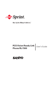 Manual Sanyo RL-7300 (Sprint) Mobile Phone