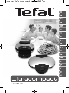 Návod Tefal WM311D11 Ultracompact Vaflovač