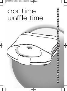 Kullanım kılavuzu Tefal WD150818 Waffle Time Waffle makinesi