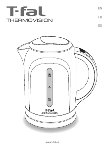 Manual Tefal KI410D50 Thermovision Kettle