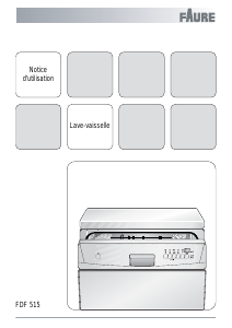 Mode d’emploi Faure FDF515 Lave-vaisselle