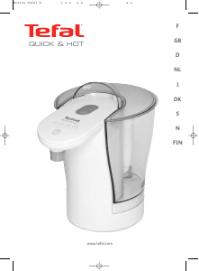 Manuale Tefal BR30384E Quick & Hot Erogatore d'acqua