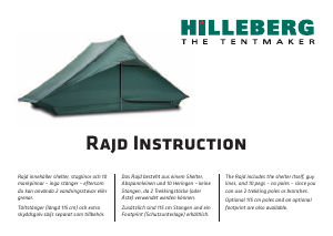 Handleiding Hilleberg Rajd Tent