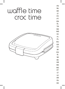 Instrukcja Tefal WD170DCH Waffle Time Gofrownica